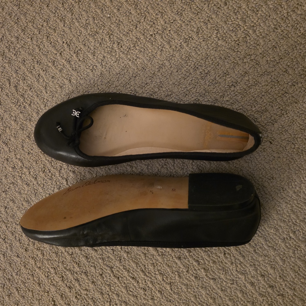 Sam Edelman Black Leather Loafers - Picture 2 of 3